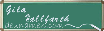 Gila Hallfarth Visitenkarte